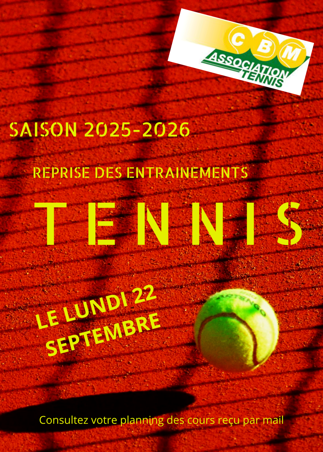 Tennis event invitation